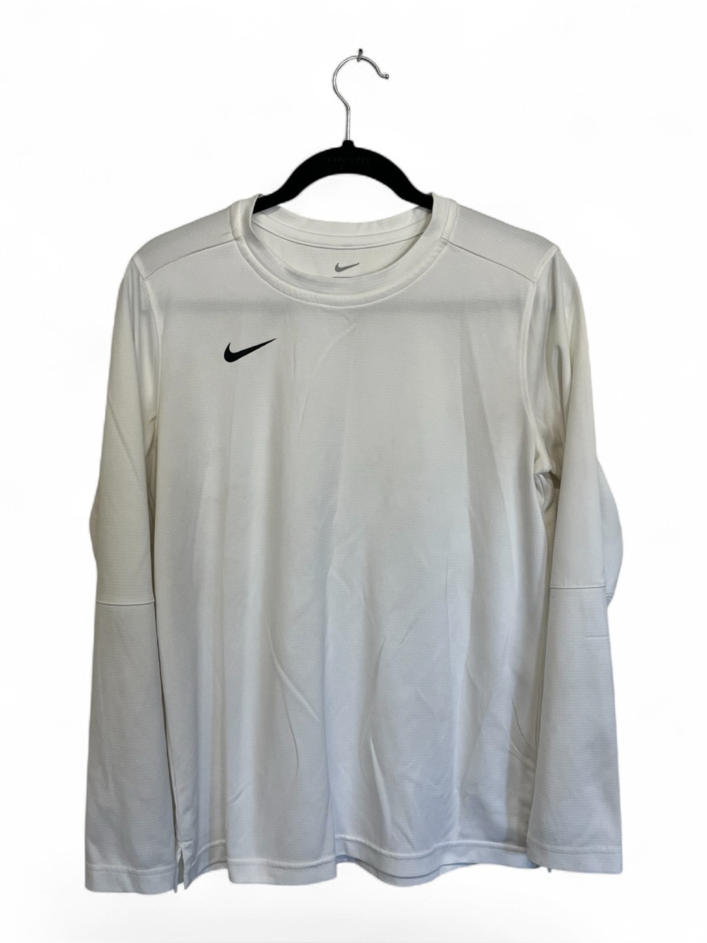 Nike | Dri-FIT Long-Sleeve Fitness Top in White Size Youth M
